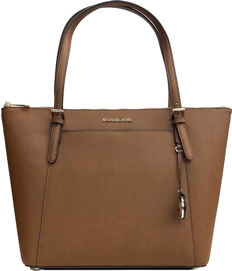 Michael Kors Ciara LG Tote Bag Leather Luggage (35T8GC6T9L)